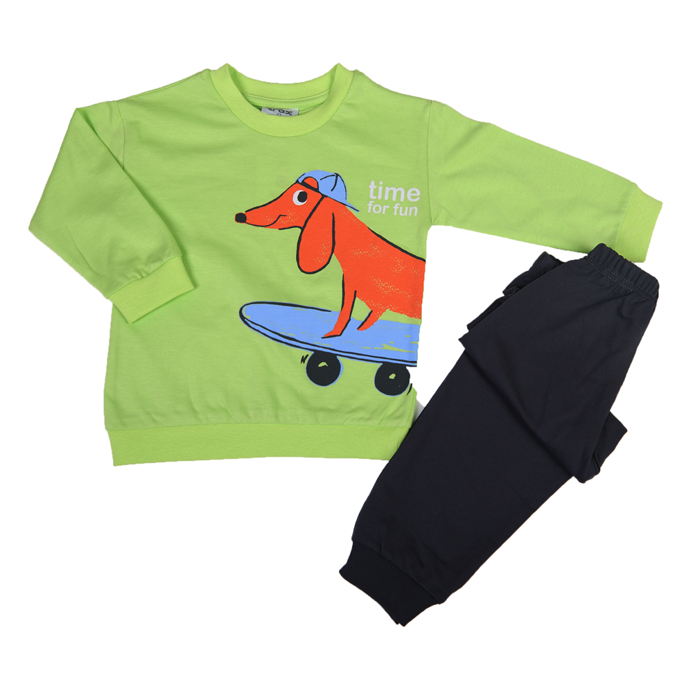 Παιδικό εποχιακό σετ με φόρμα TRAX αγόρι - ΛΑΙΜ