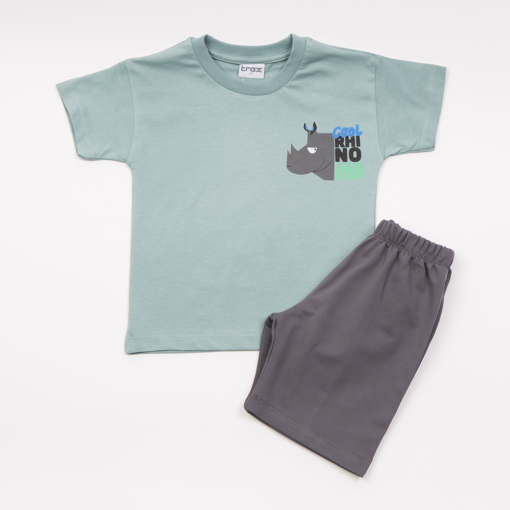 Παιδικό σετ με βερμούδα TRAX αγόρι - ΜΕΝΤΑ