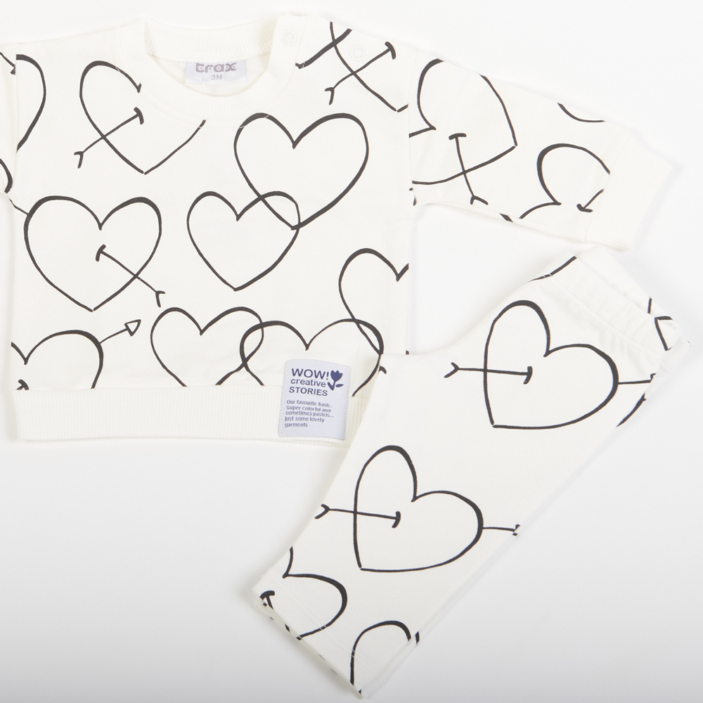 Βρεφικό σετ με φόρμα TRAX κορίτσι - 2