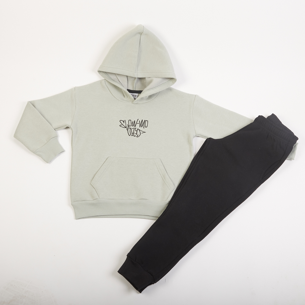 Παιδικό σετ με φόρμα TRAX αγόρι - ΕΚΡΟΥ