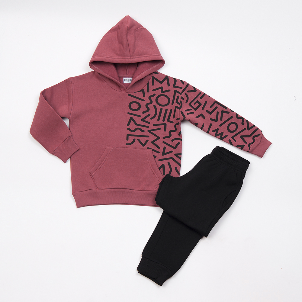 Παιδικό σετ με φόρμα TRAX αγόρι - ΜΠΟΡΝΤΩ