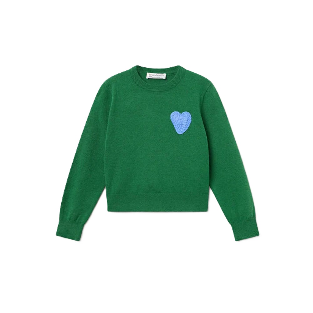 Παιδική πλεκτή μπλούζα COMPANIA FANTASTICA κορίτσι - ΠΡΑΣΙΝΟ