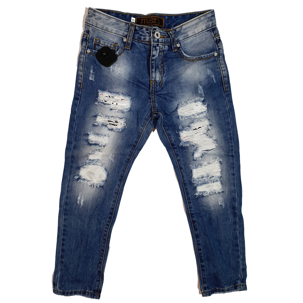 Τζιν παντελόνι MSN - ΜΠΛΕ