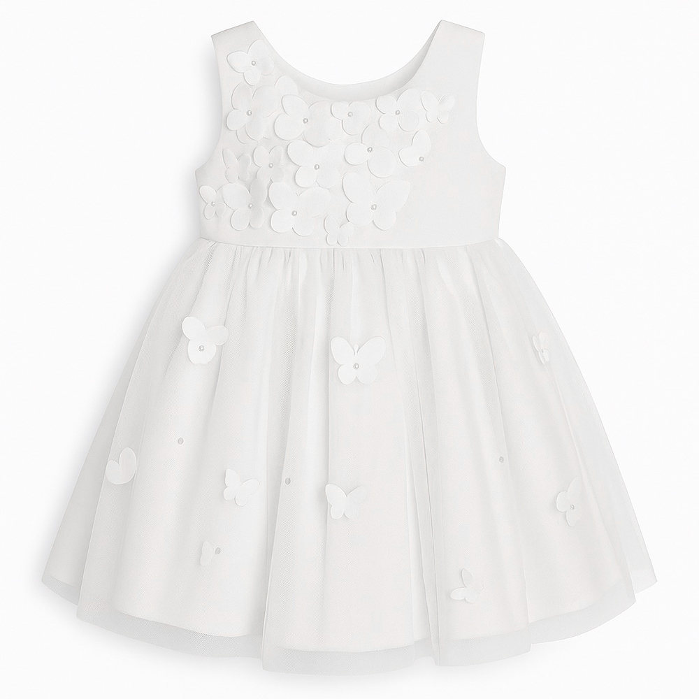 Βαπτιστικό φόρεμα LAPIN κορίτσι - ΛΕΥΚΟ