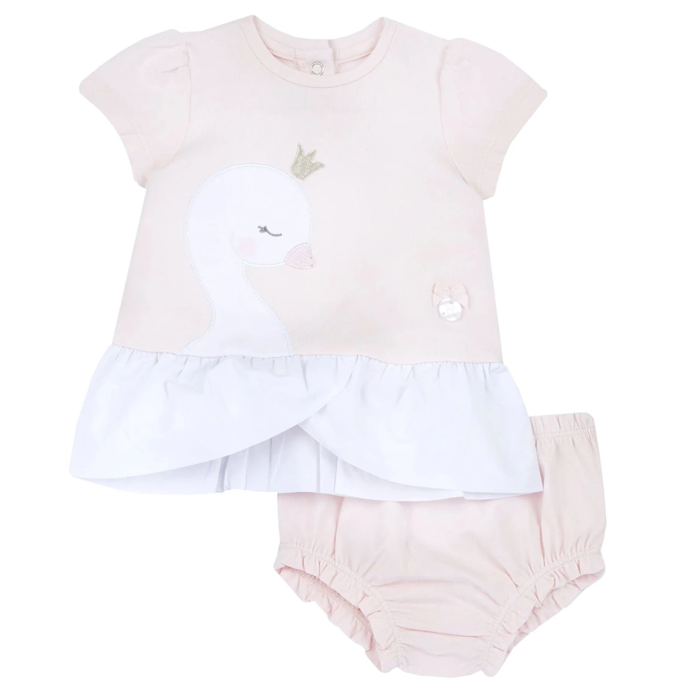 Βρεφικό φόρεμα CHICCO κορίτσι - ΡΟΖ