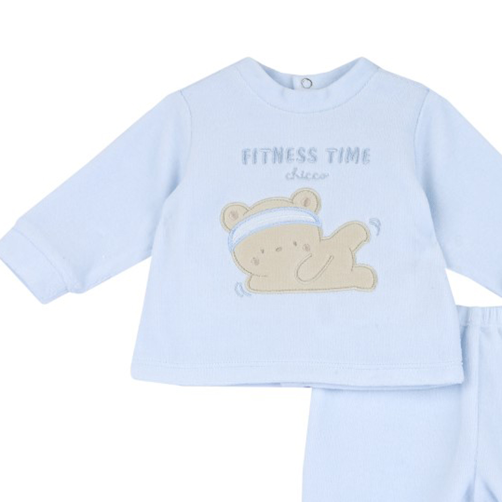 Βρεφικό βελουτέ σετ φορμάκι CHICCO αγόρι - 3