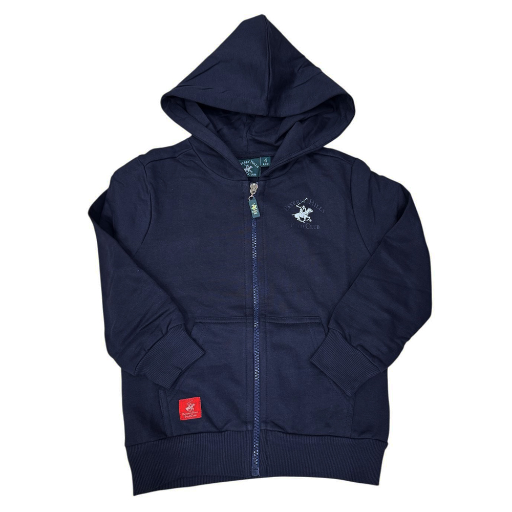 Παιδική φούτερ ζακέτα BEVERLY HILLS POLO αγόρι - NAVY