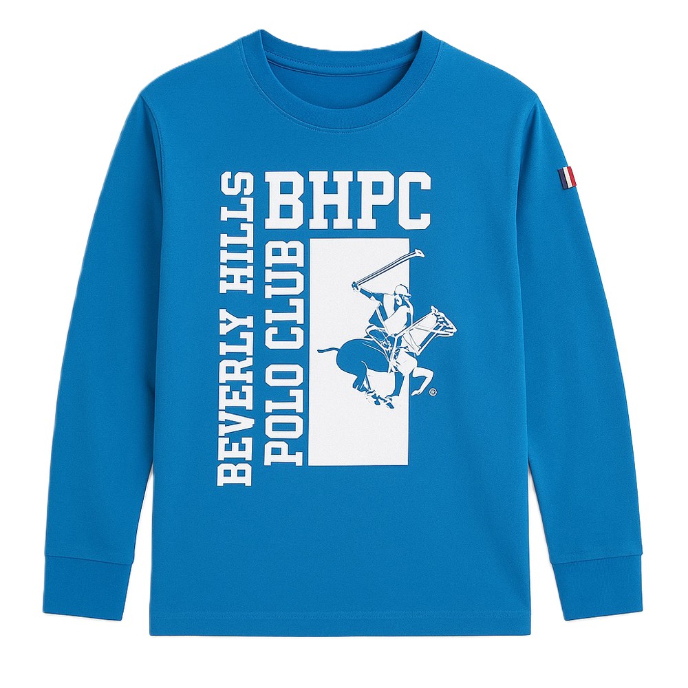Παιδική μακρυμάνικη μπλούζα BEVERLY HILLS POLO αγόρι - 1