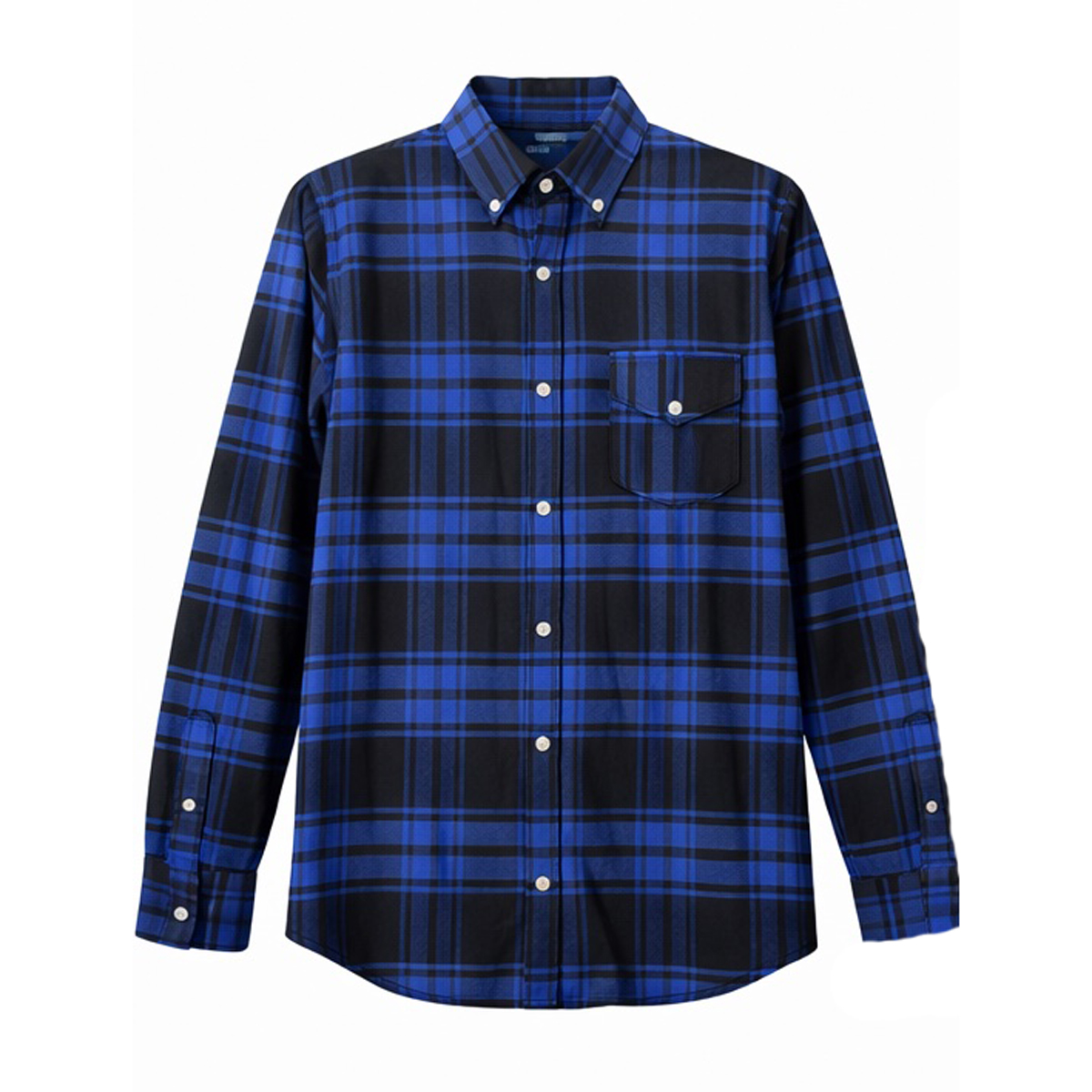 Παιδικό καρό πουκάμισο φανέλα OSAKA - ΜΠΛΕ