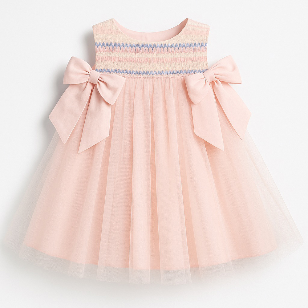 Βαπτιστικό φόρεμα LAPIN κορίτσι - ΡΟΖ