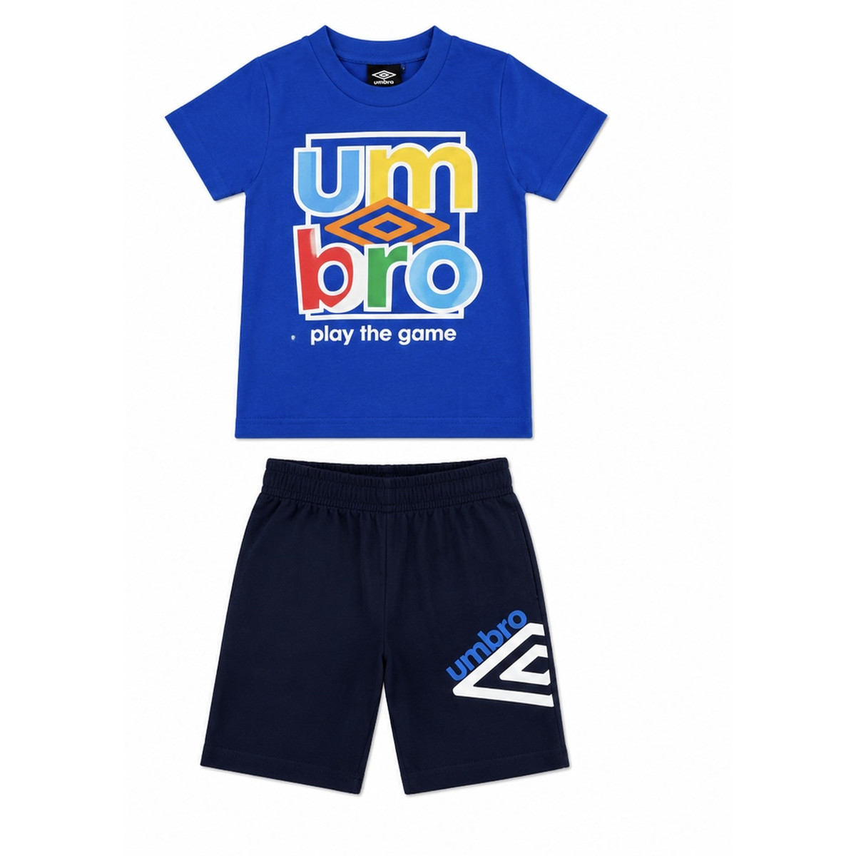 Παιδικό σετ με βερμούδα UMBRO αγόρι - ΜΠΛΕ