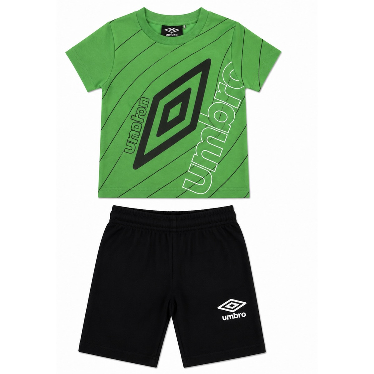 Παιδικό σετ με βερμούδα UMBRO αγόρι - ΠΡΑΣΙΝΟ