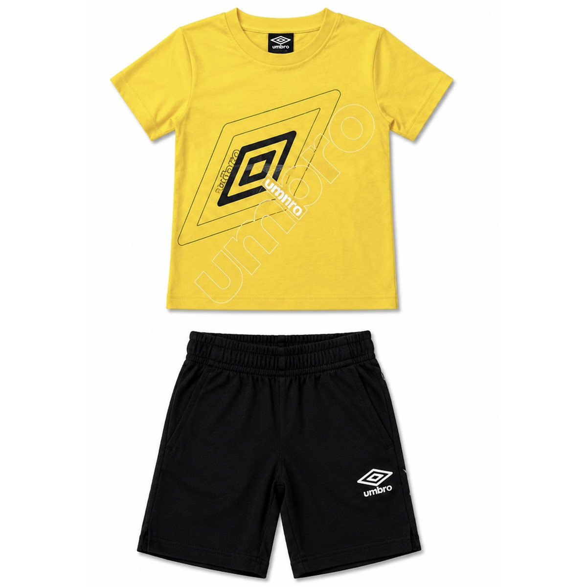 Παιδικό σετ με βερμούδα UMBRO αγόρι - ΚΙΤΡΙΝΟ