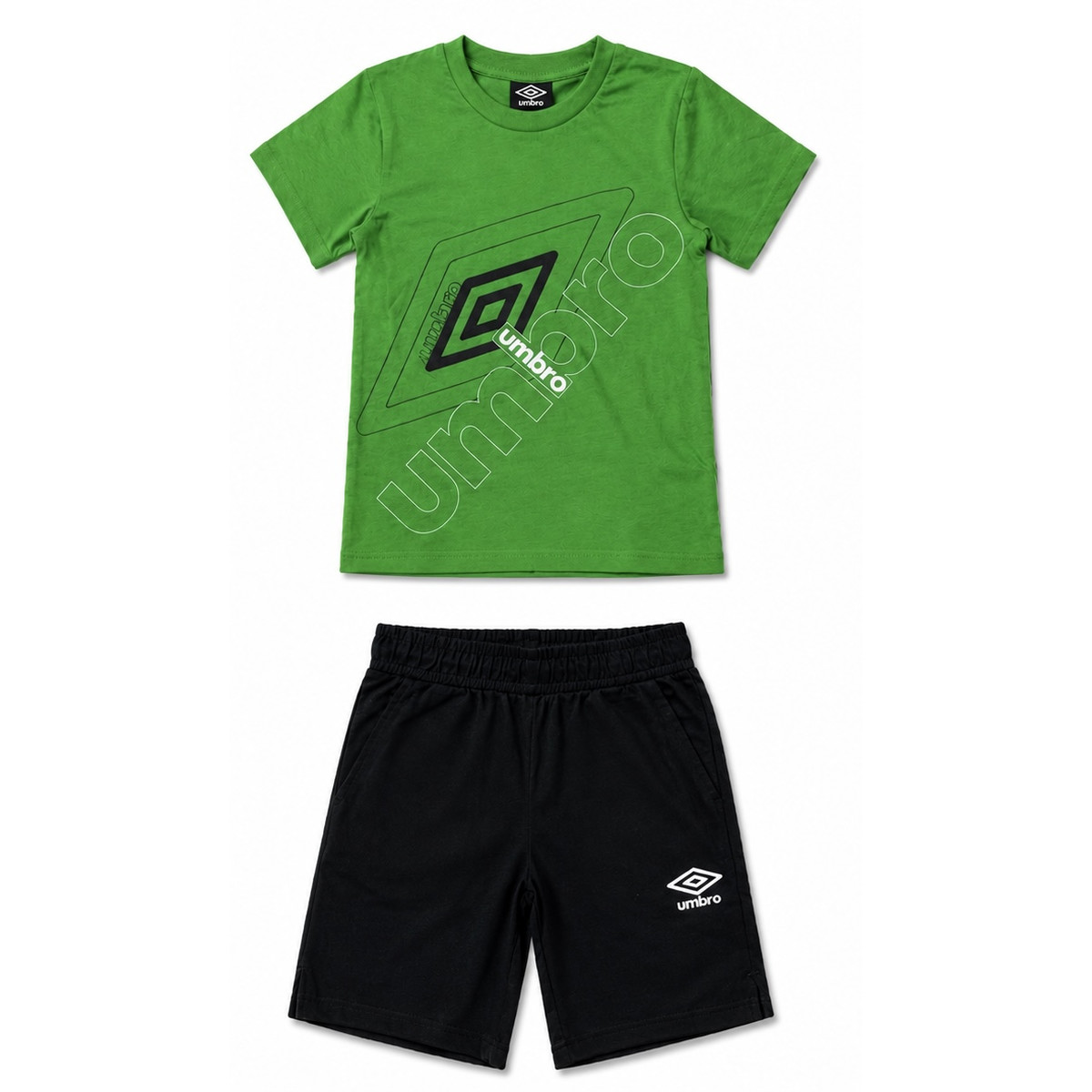 Παιδικό σετ με βερμούδα UMBRO αγόρι - ΠΡΑΣΙΝΟ