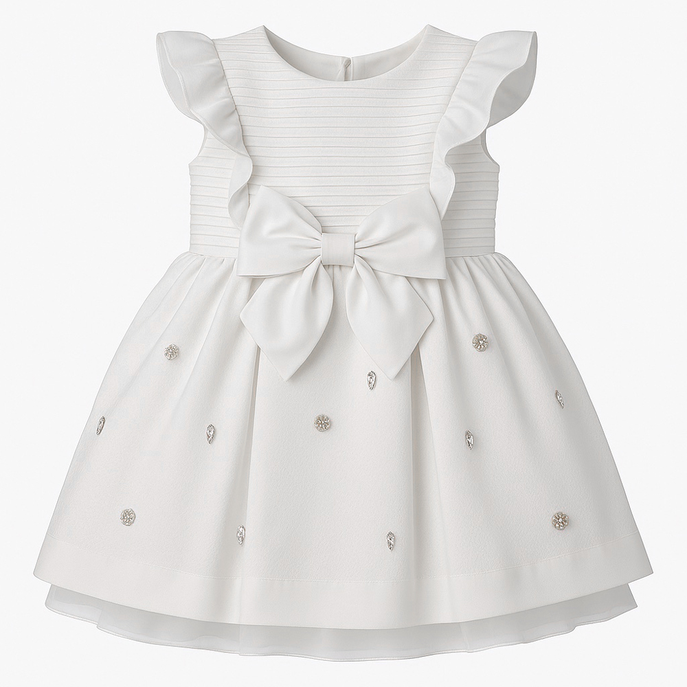 Βαπτιστικό φόρεμα LAPIN κορίτσι - ΛΕΥΚΟ