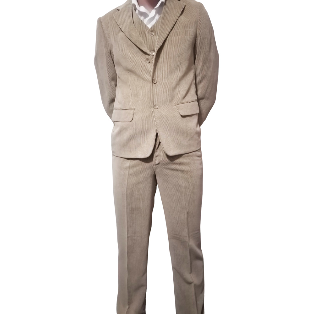 Σετ κοστούμι BE ONE 3 τμχ - ΚΑΜΕΛ