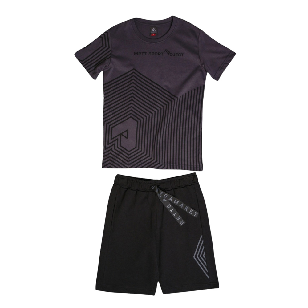 Σετ με βερμούδα AMARETTO - ΑΝΘΡΑΚΙ