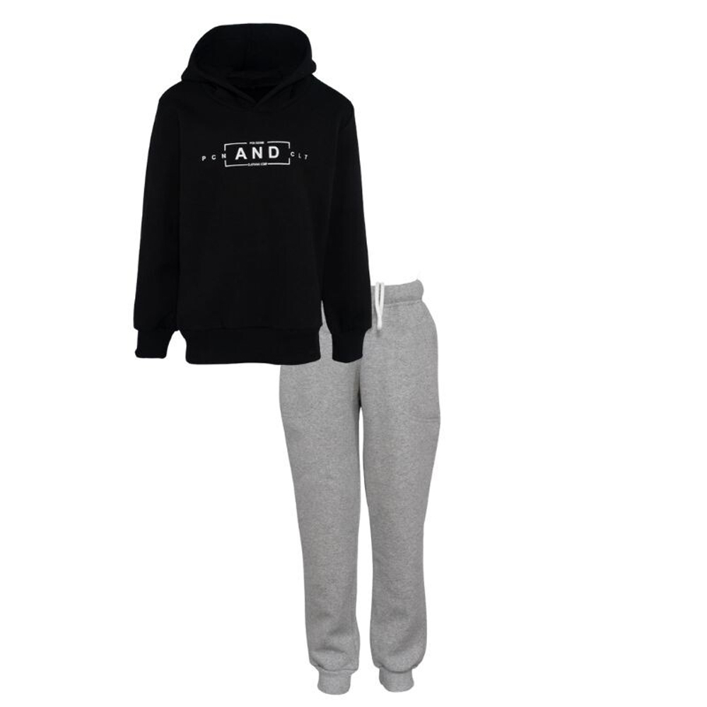 Παιδικό σετ με φόρμα PICCINO αγόρι - ΜΑΥΡΟ