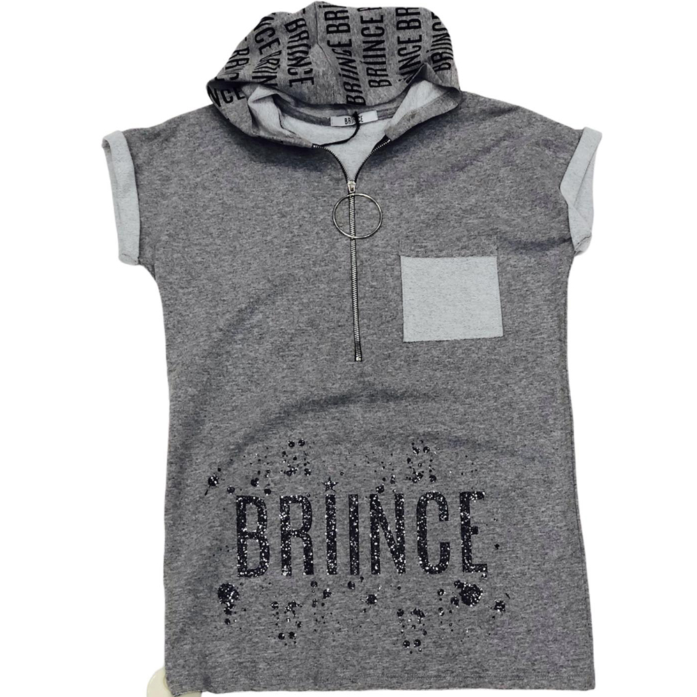 Φόρεμα BRIINCE - ΓΚΡΙ