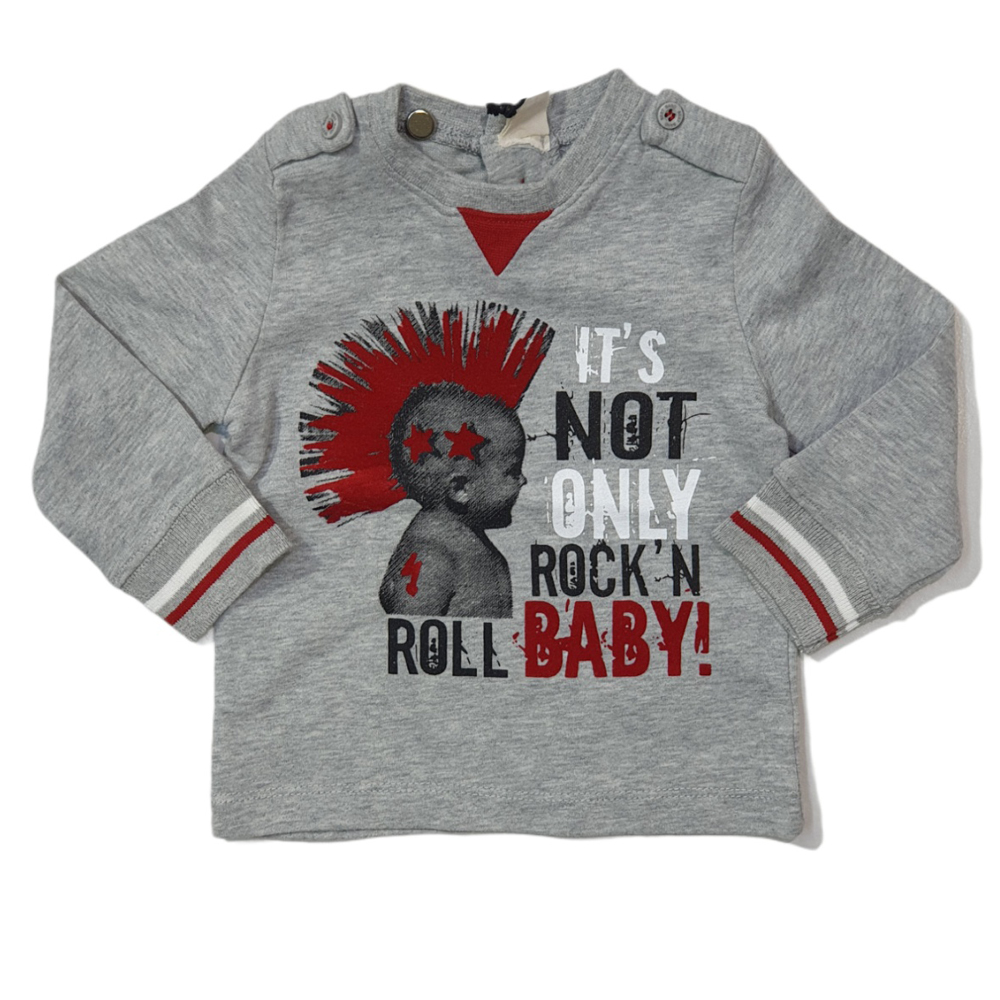 Μπλούζα Best Band - ΓΚΡΙ-ΑΝΟΙΧΤΟ