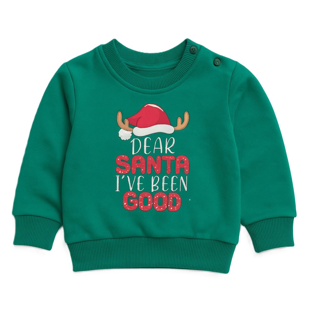 Βρεφικό χριστουγεννιάτικο φούτερ ATIVO αγόρι - ΠΡΑΣΙΝΟ