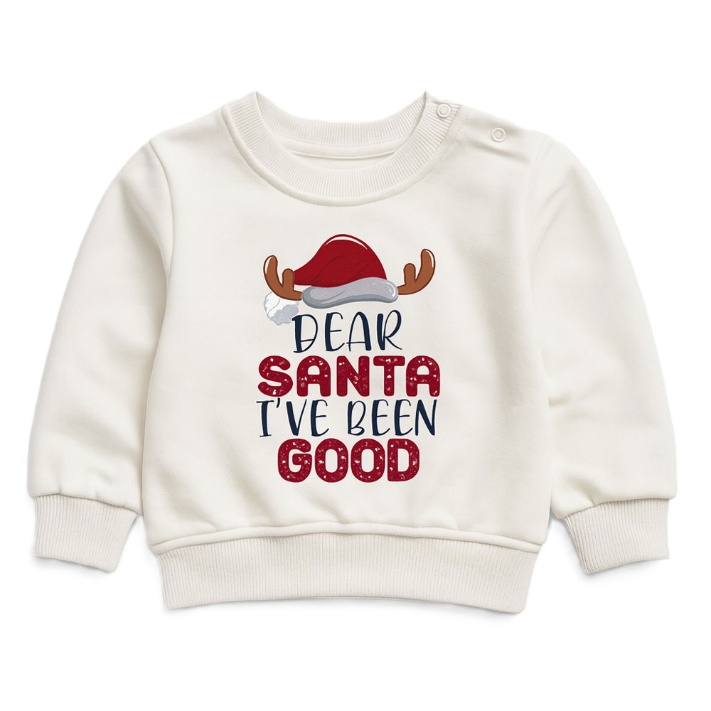 Βρεφικό χριστουγεννιάτικο φούτερ ATIVO αγόρι - ΛΕΥΚΟ