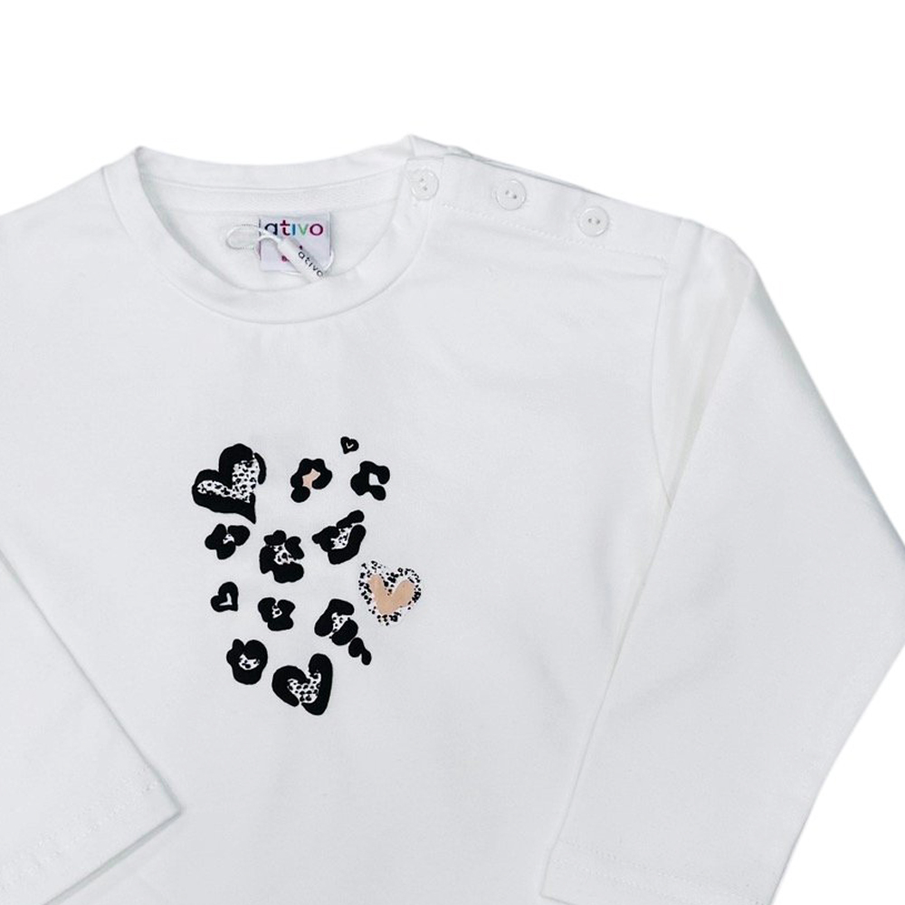 Βρεφική μακρυμάνικη μπλούζα ATIVO κορίτσι - 3