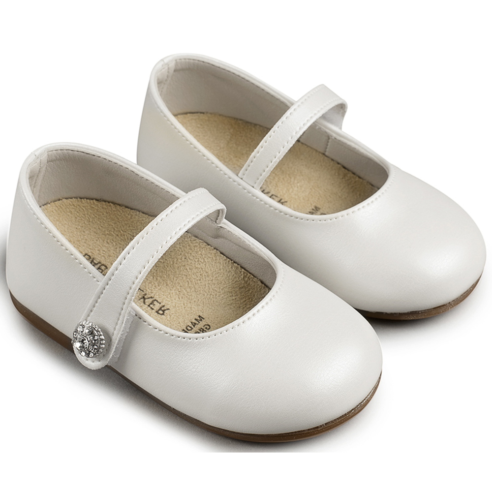 Βαπτιστικό παπούτσι BABYWALKER κορίτσι - ΕΚΡΟΥ