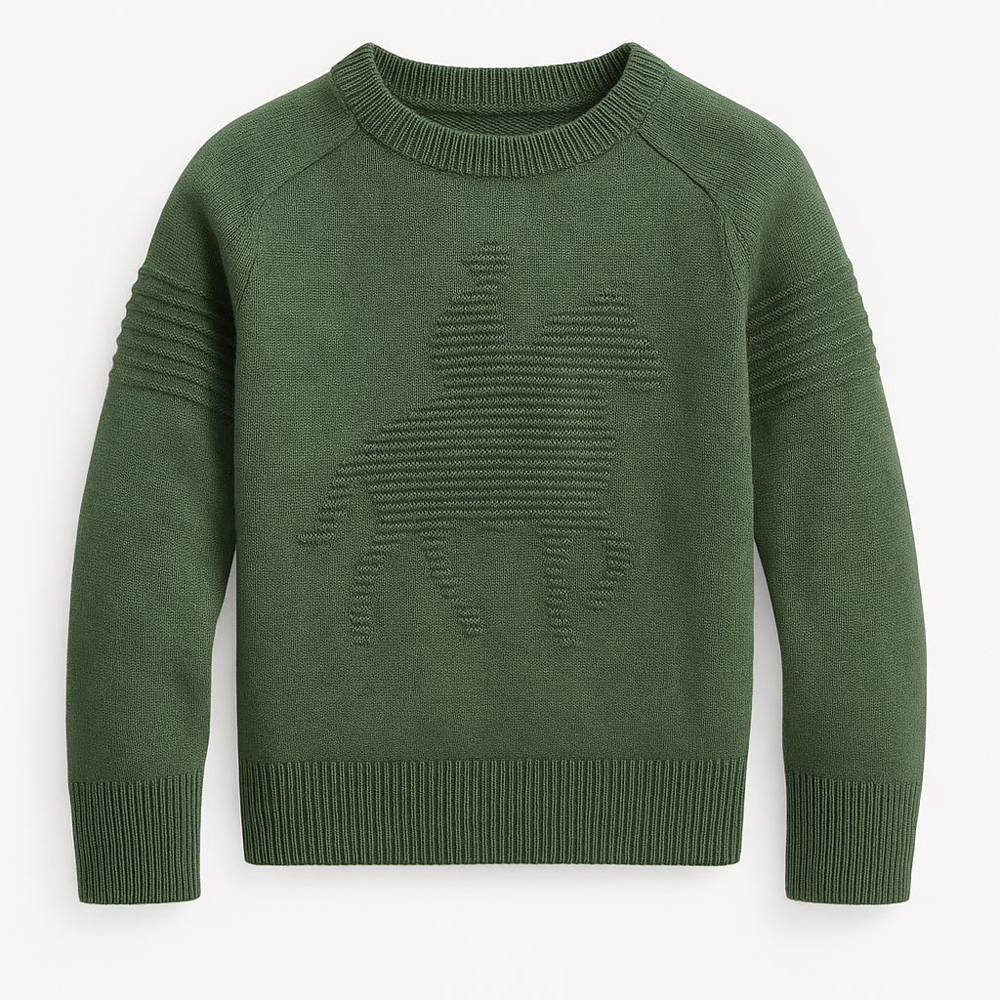 Παιδική πλεκτή μπλούζα US POLO αγόρι - ΠΡΑΣΙΝΟ