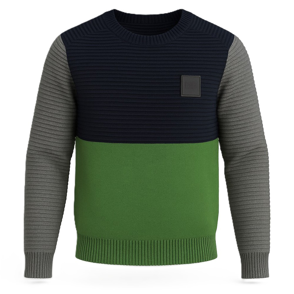 Παιδικό πλεκτό πουλόβερ US POLO αγόρι - ΧΑΚΙ