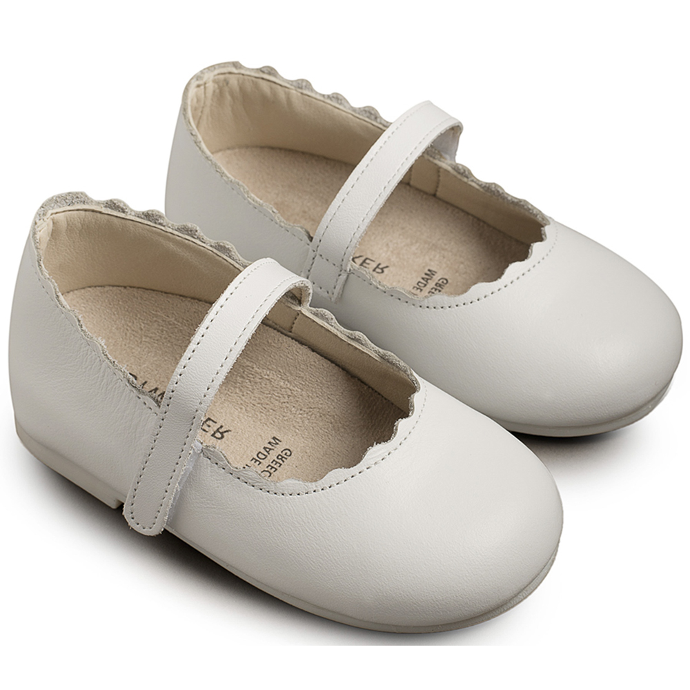 Παπούτσι βάπτισης BABYWALKER κορίτσι - ΛΕΥΚΟ