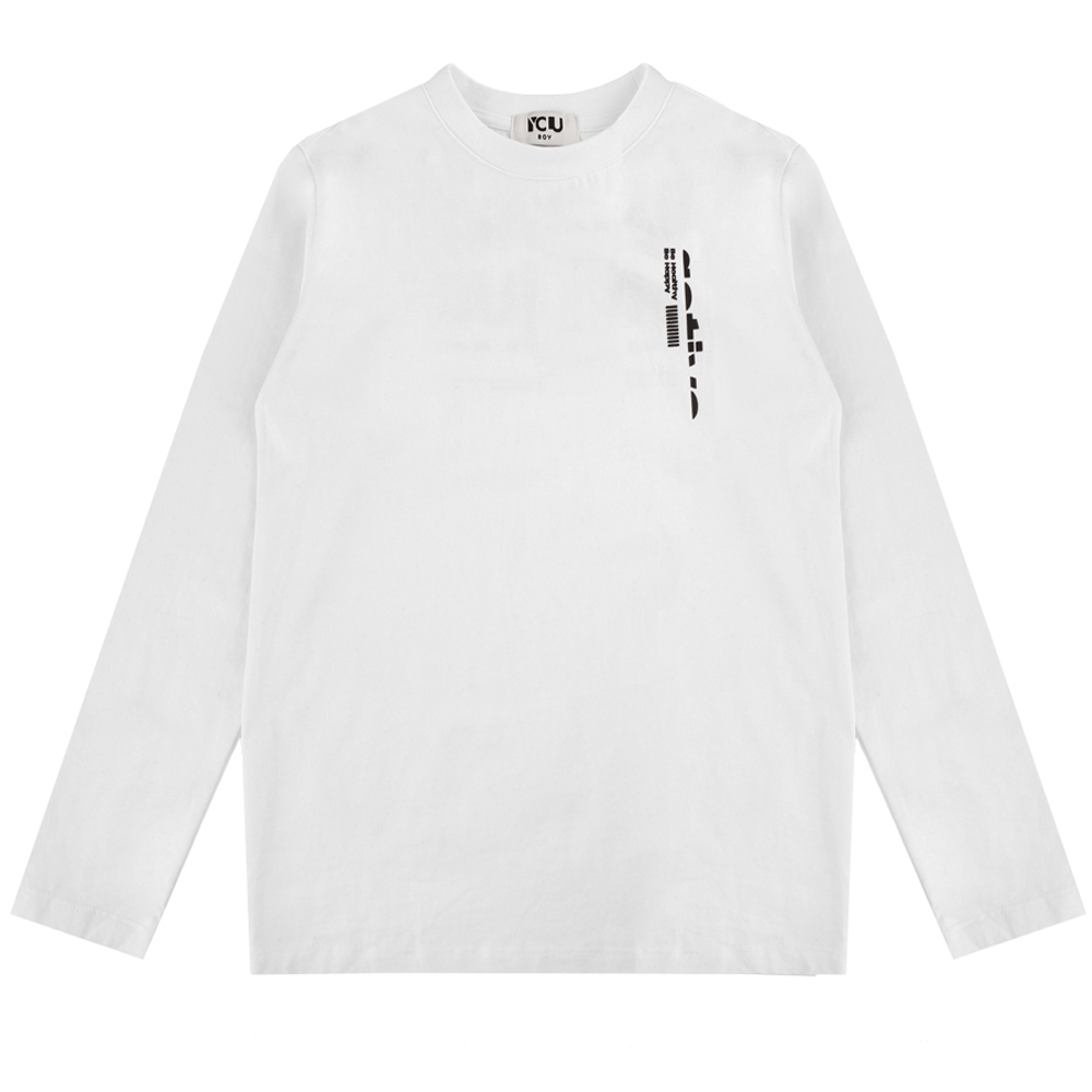 Μπλούζα Y CLU αγόρι - ΛΕΥΚΟ