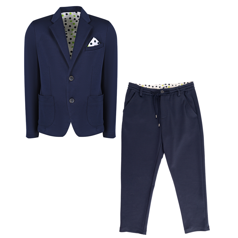 Σετ κοστούμι Y CLU αγόρι - NAVY