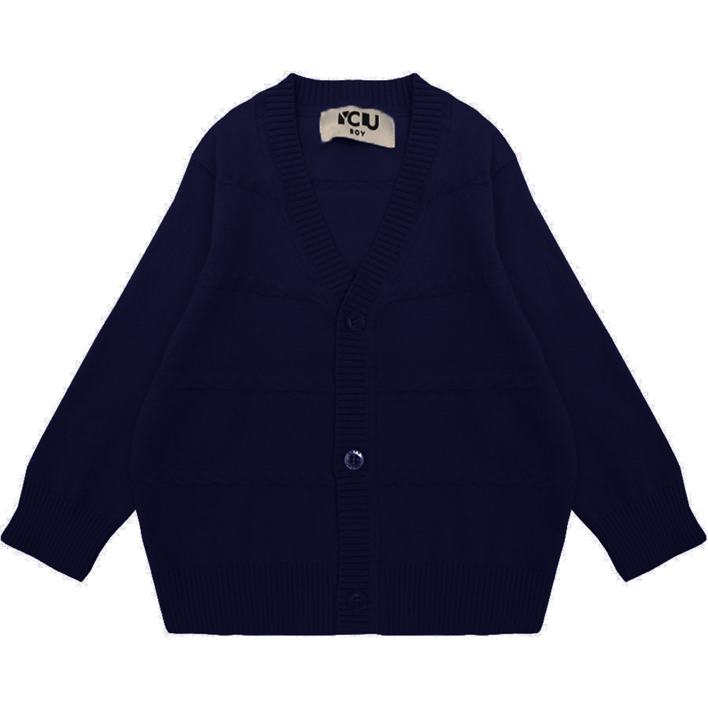 Βρεφική πλεκτή ζακέτα Y CLU αγόρι - NAVY