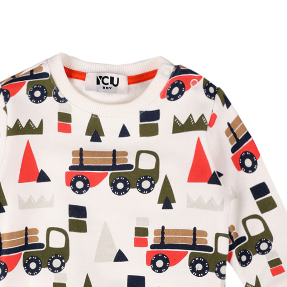 Βρεφική μπλούζα φούτερ  Y CLU αγόρι - 3