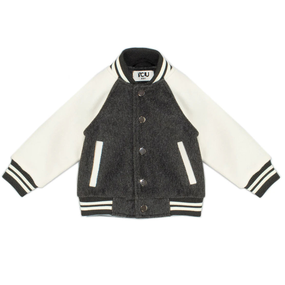 Βρεφικό μπουφάν  Y CLU αγόρι - ΓΚΡΙ