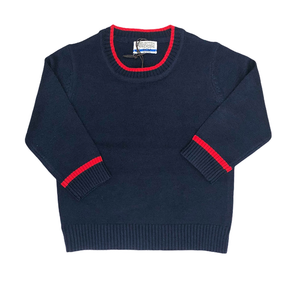 Μπλούζα Y CLU αγόρι - ΜΠΛΕ-ΚΟΚΚΙΝΟ