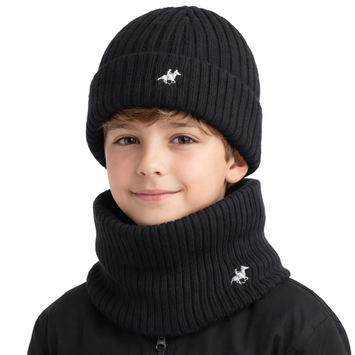 Παιδικό σετ σκούφος με λαιμουδιέρα US POLO αγόρι - 2