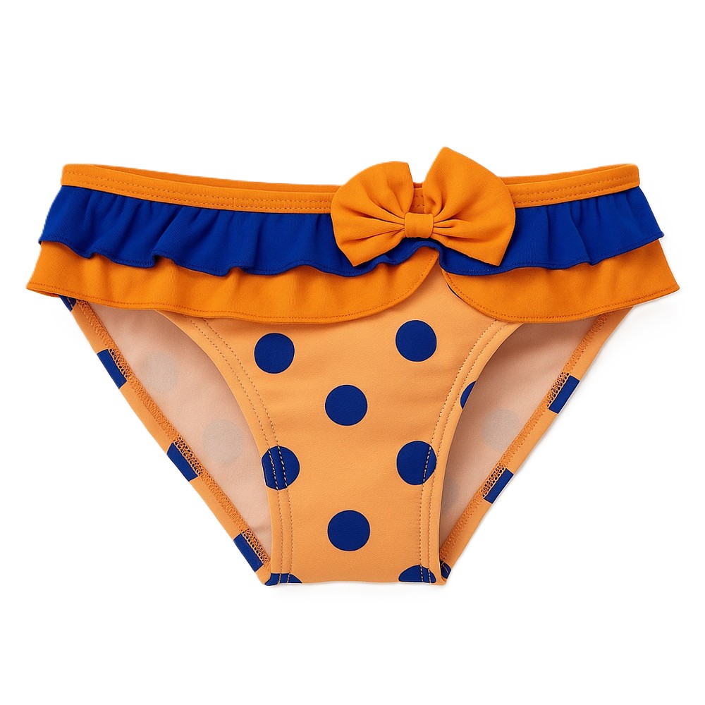 Βρεφικό μαγιό μονοκίνι POWER FLOWER κορίτσι - ΠΟΡΤΟΚΑΛΙ
