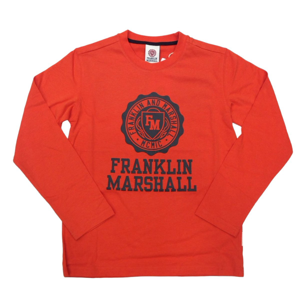 Μπλούζα FRANKLIN & MARSHALL - ΠΟΡΤΟΚΑΛΙ