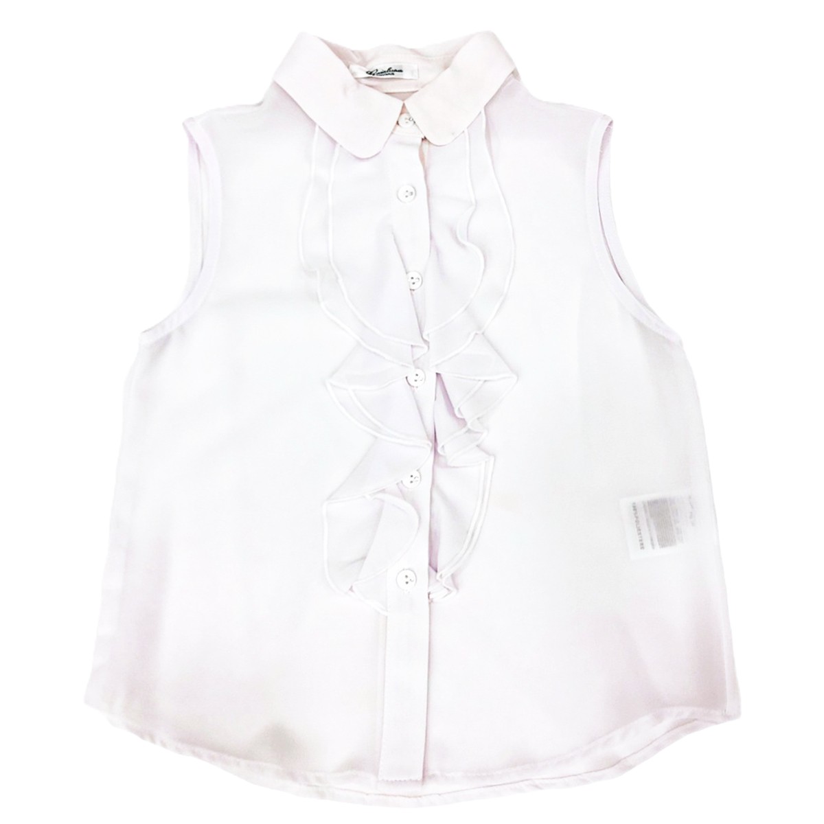 Αμάνικο πουκάμισο GAIALUNA - ΛΕΥΚΟ