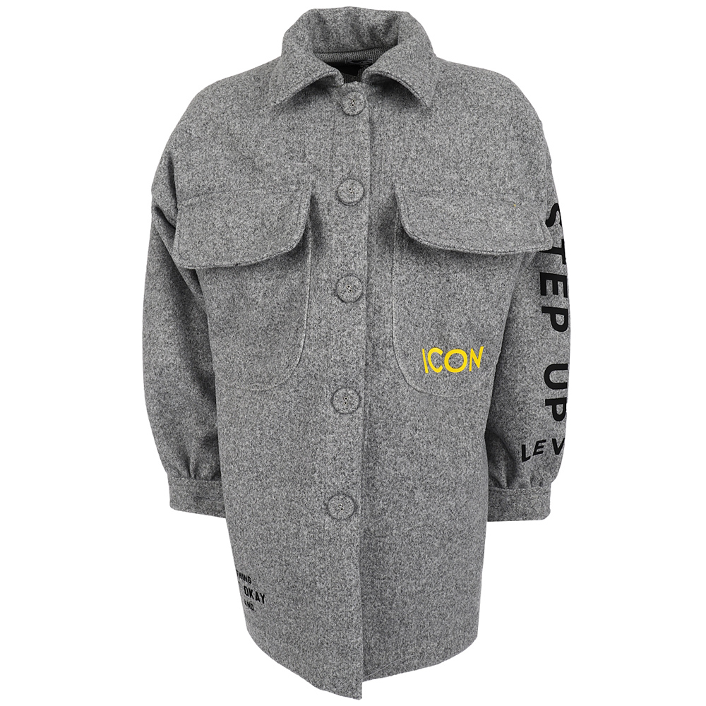 Παλτό GAIALUNA - ΓΚΡΙ