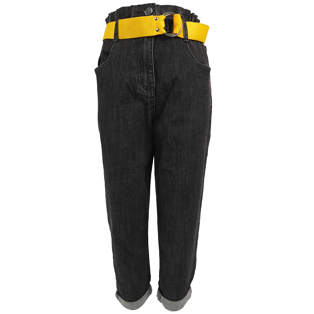 Τζιν παντελόνι GAIALUNA - ΜΑΥΡΟ