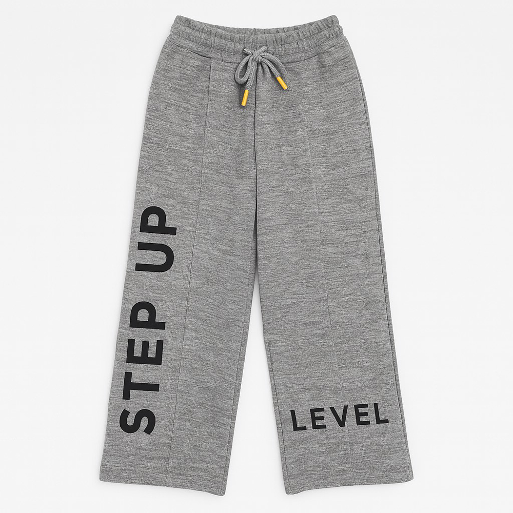 Παντελόνι φόρμας με λάστιχο GAIALUNA - ΓΚΡΙ