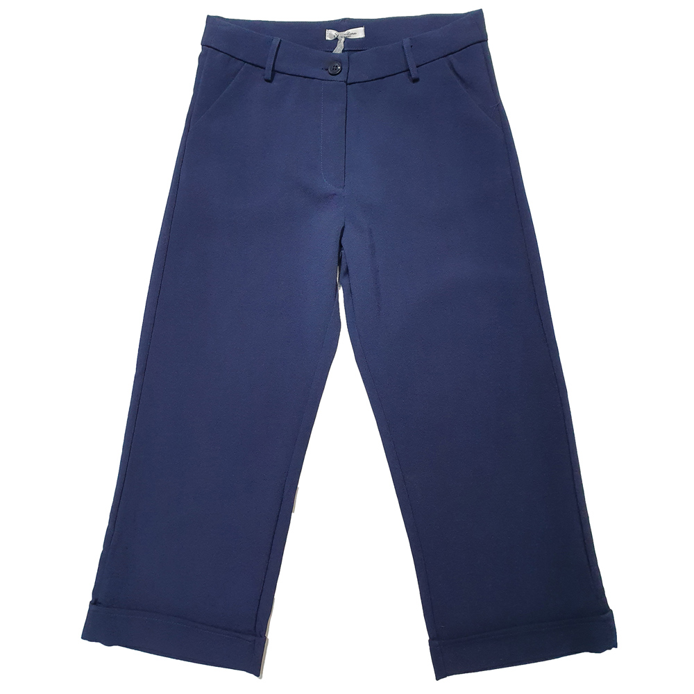 Παντελόνι ζιπ κιλότ GAIALUNA - NAVY