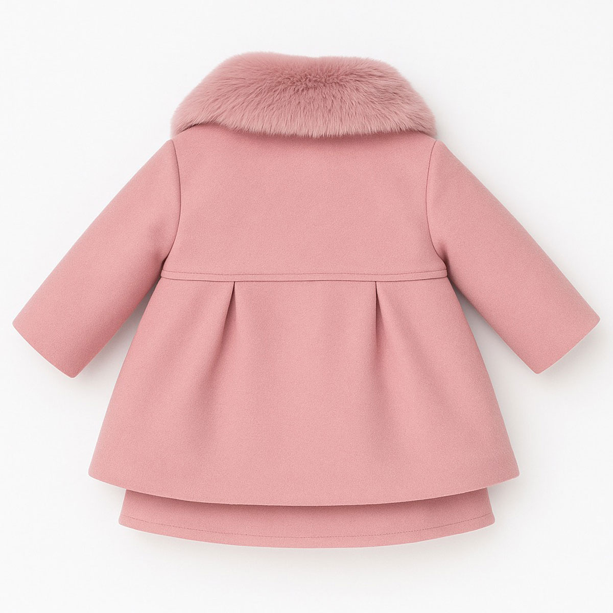 Βρεφικό σετ φόρεμα με παλτό SMILE YES κορίτσι - 2