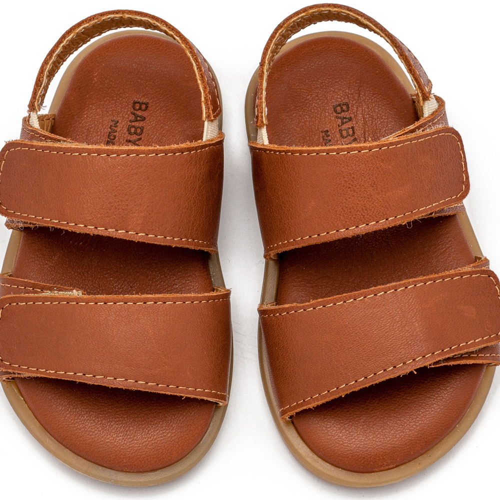 Βαπτιστικό δερμάτινο σανδάλι BABYWALKER κορίτσι - 2