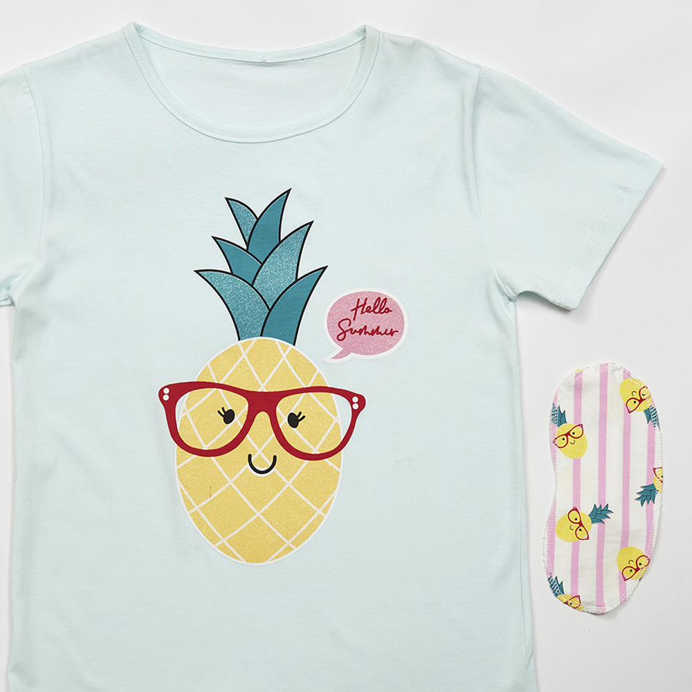 Σετ πιτζάμες ΕΒΙΤΑ με μάσκα ύπνου κορίτσι - 2