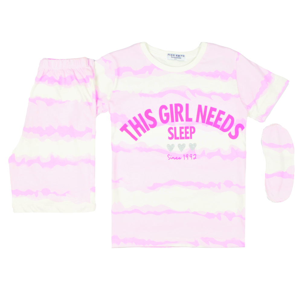 Σετ πιτζάμες ΕΒΙΤΑ - ΛΙΛΑ