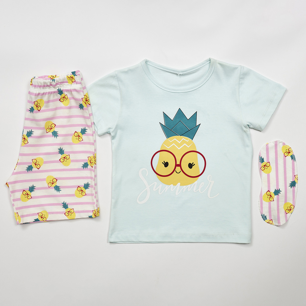 Σετ πιτζάμες ΕΒΙΤΑ με μάσκα ύπνου κορίτσι - ΒΕΡΑΜΑΝ